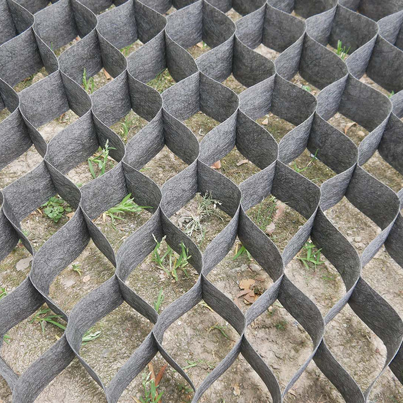 Geogridrum for kemiske fibre