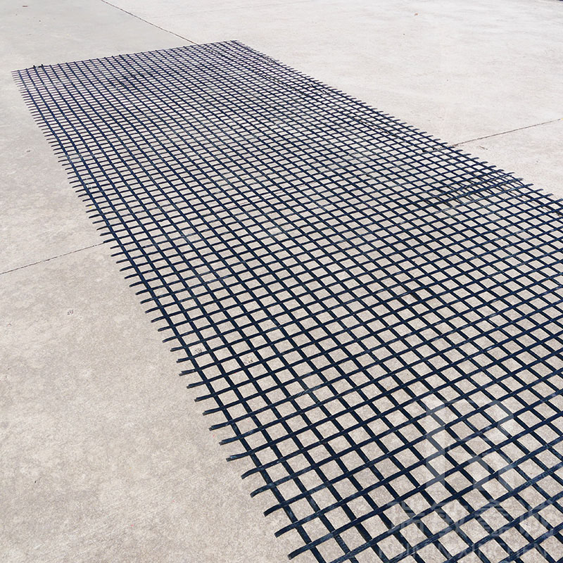 Glass Plastic Geogrid